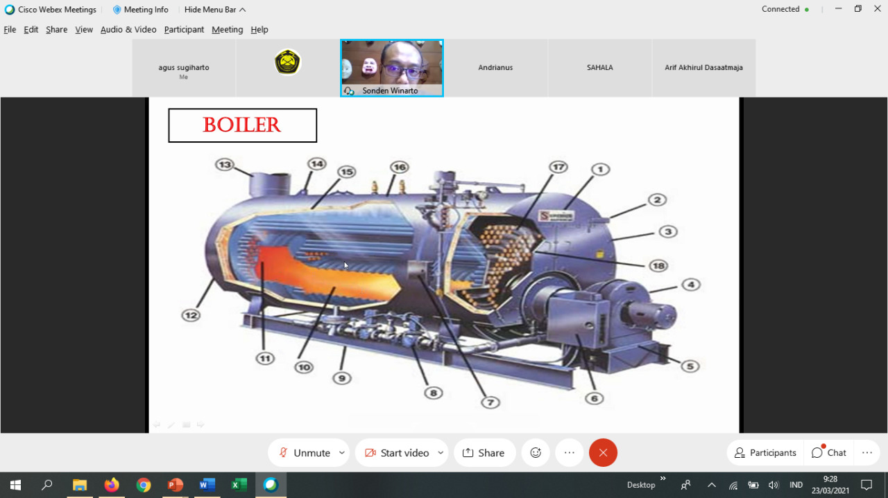 First slide