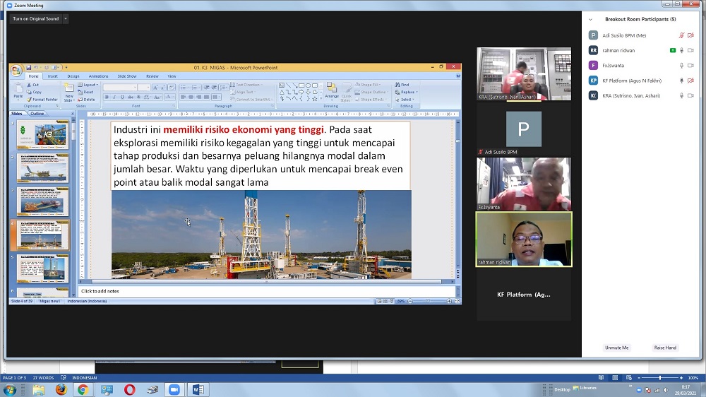 First slide