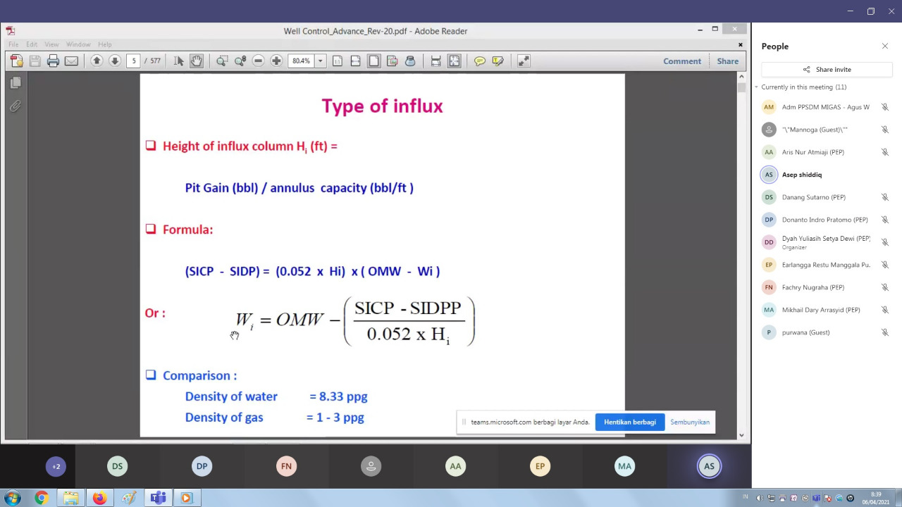 First slide