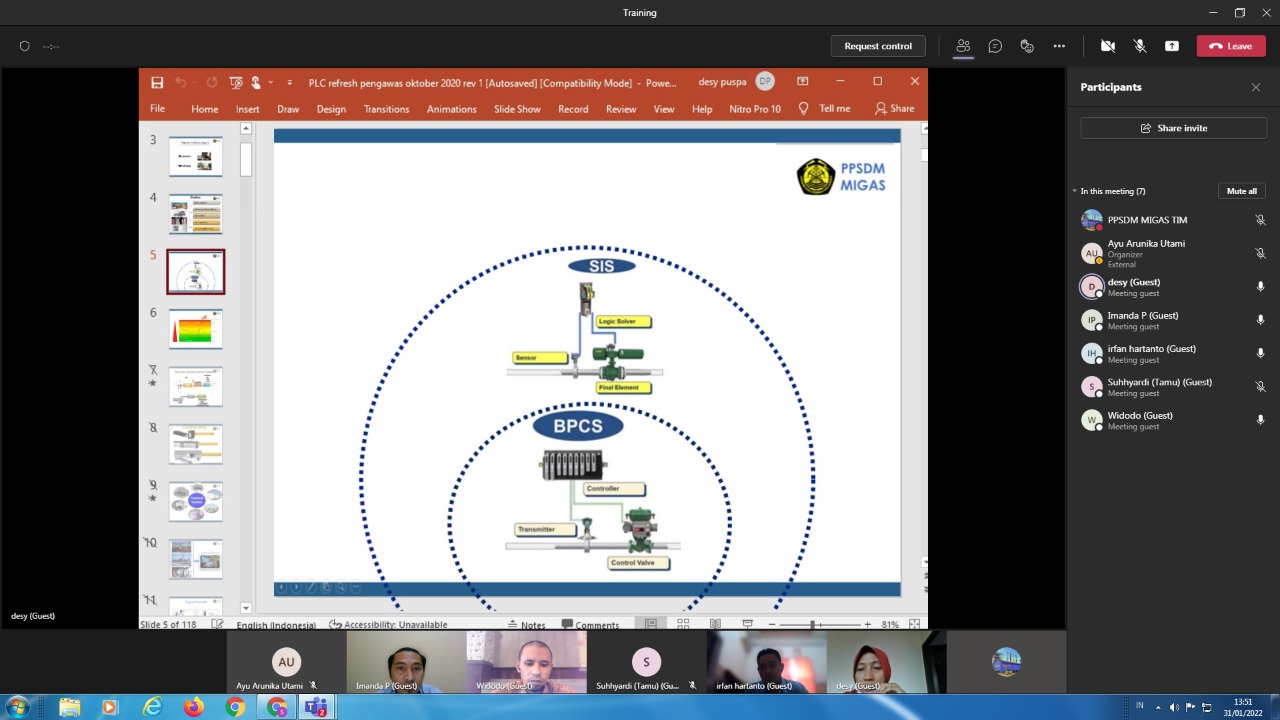 First slide